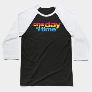 Pan Pride / One Day at a Time Logo Baseball T-Shirt